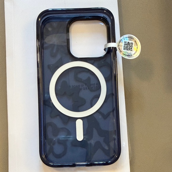 Brand New Casetify Magsafe Navy and Silver iPhone 15 Pro Case - Picture 3 of 3